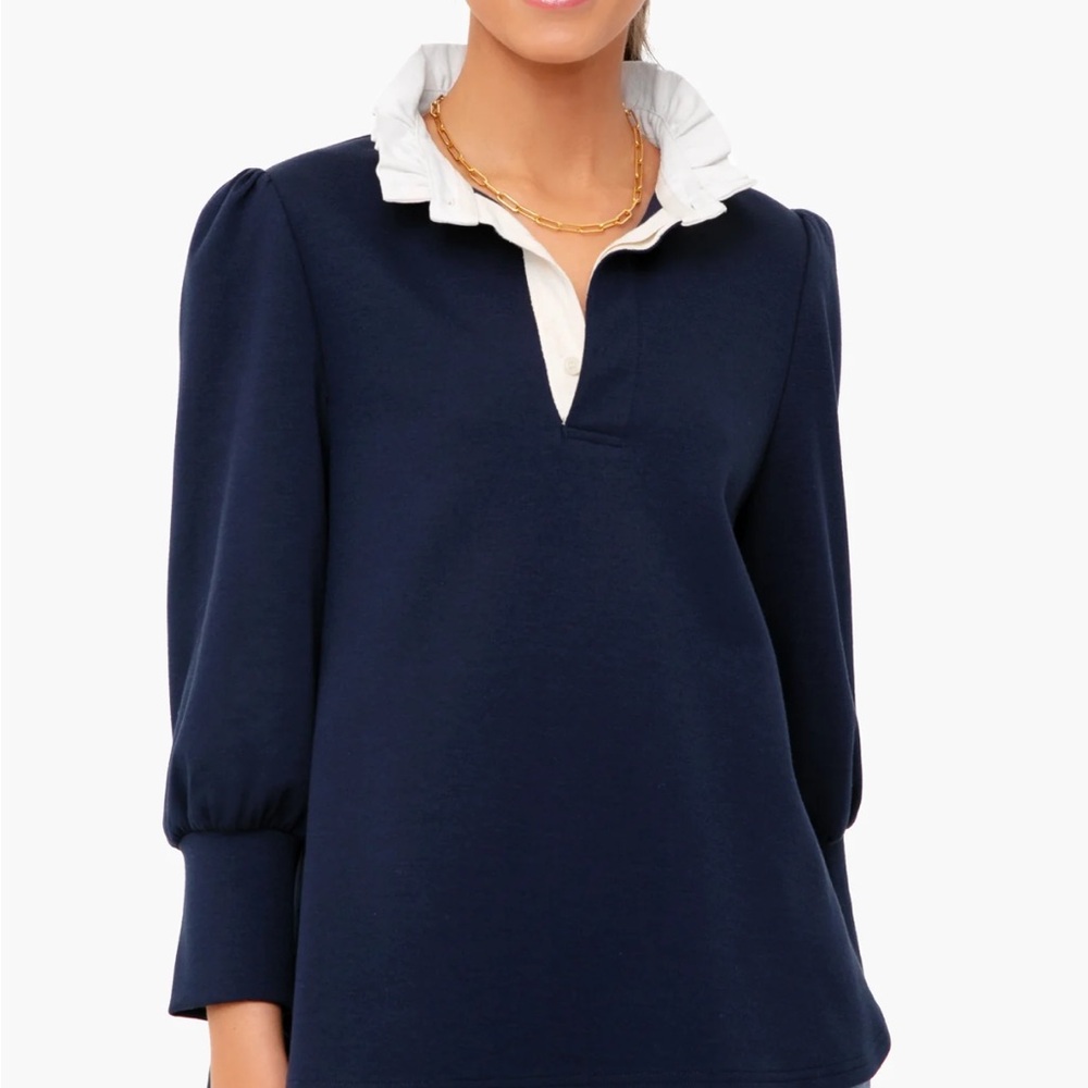 Pomander Place Charlotte Terry Top EUC Tuckernuck